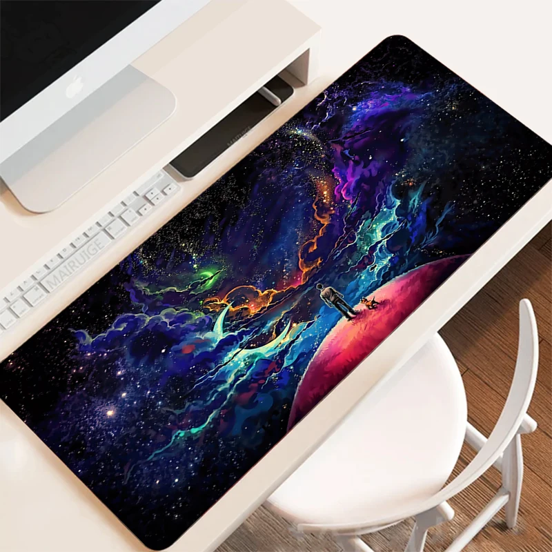 

Galaxy Large Mouse Pad Xxl Desk Mat Pc Cabinet Games Mousepad Gamer Computer Desks Gaming Accessories Keyboard Mats Office Anime