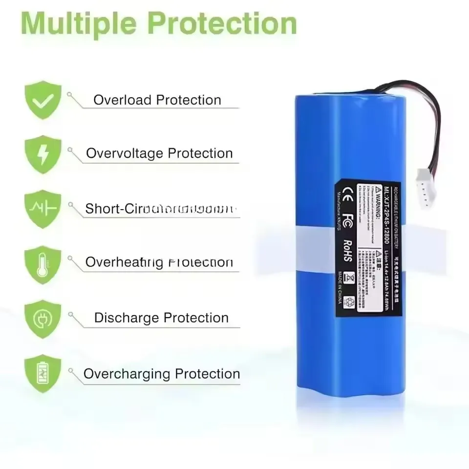 Фото Аккумулятор 12800 мАч для роботов-пылесосов Ecovacs T5, T8, T9, T10, T20, DLX11, DLX13, DLN12, X1, X1 Omni, X1 Deebot Ozmo №3