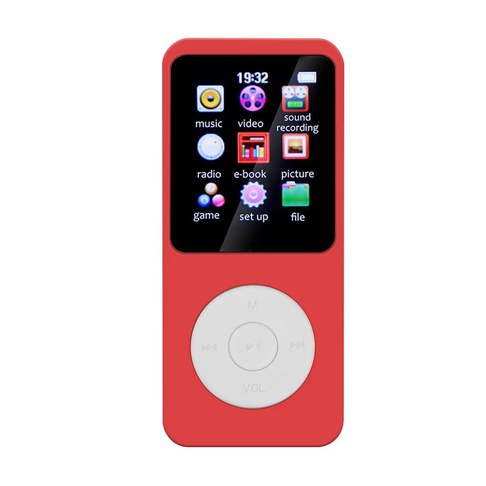 

1.8 Inch Color Screen MP3 MP4 Music Player Bluetooth-compatible 5.0 MP3 MP4 Walkman Suppprt TF Card Audio Recorder For Windows 8