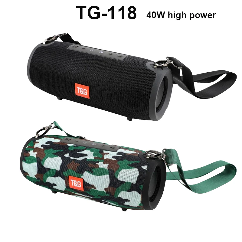 

TG118 Bluetooth Speaker 40W Portable computer Bar Speaker Music player Middle column FM radio TG145C