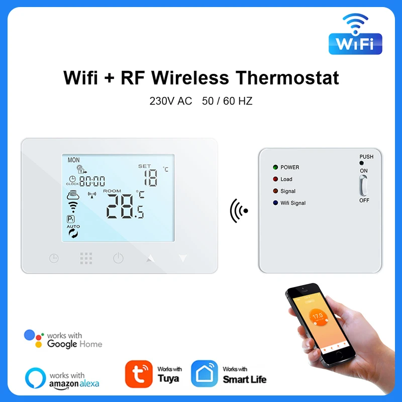 

Умный термостат CoRui Tuya, Wi-Fi, 100 ~ 230 В
