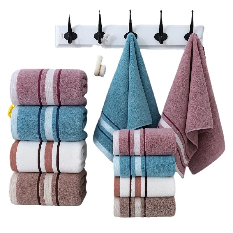S Set Of 2,highly Absorbent Soft Luxury Towel For Bathroom F