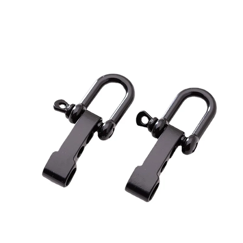 

1 PC Black U Anchor Shackle Screw Pin Paracord Bracelet Buckle Paracord Bracelet Accessories Outdoor Tool Survival Rope Fittings