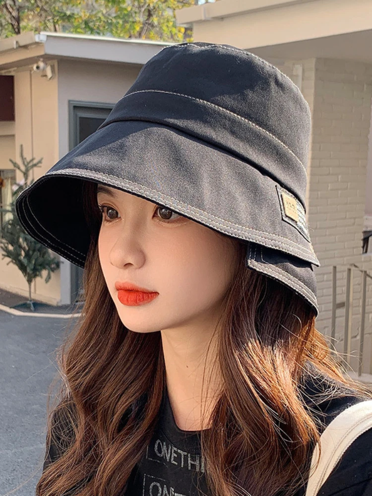 

Fisherman's Hat Female Spring and Summer Korean Version Sun Protection UV Protection Sun Hat Versatile Student Sun Basin Hat