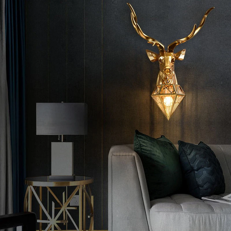 

Modern Antler Wall Lamp Nordic LED Deer Wall Lamps for Bedroom Indoor Lighting Home Wall Lights Home Decoration Wall Sconce Lamp