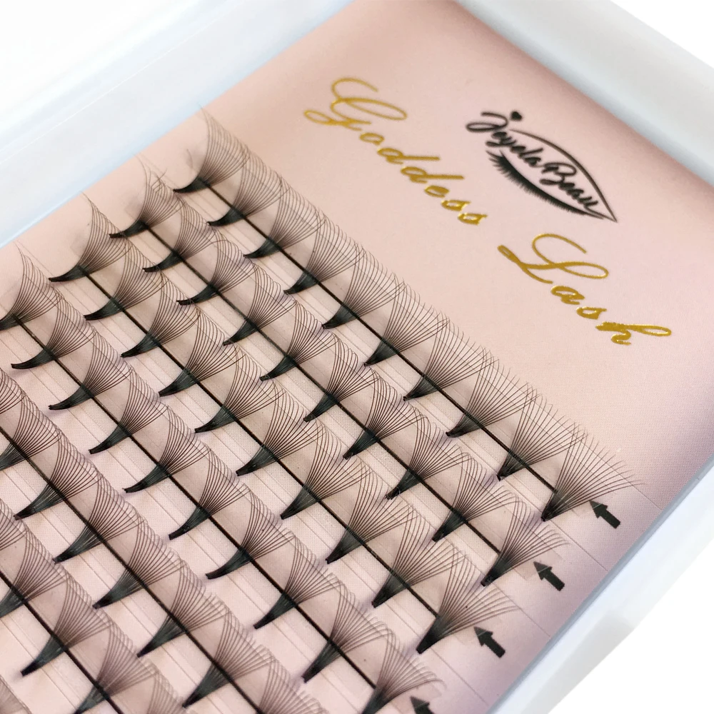 Premade Volume Fans 3D 4D 5D 6D 10D MIX Individual Lashes Extension  Pre Made Russian Volume Fan Eyelash Extension Faux Mink
