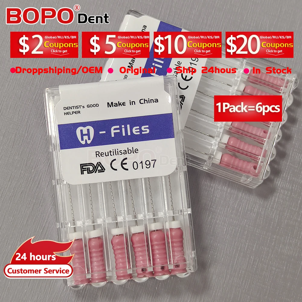 

6 шт./упак. стоматологический ручной работы K-файлы H R 25 мм эндододонтический корневой канал из Нержавеющей Стали Стоматологические Инструме...