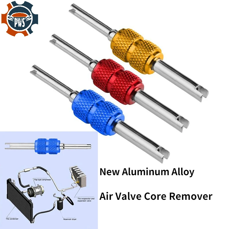 

New Aluminum Alloy Car Auto A/C Air Condition Valve Core Remover Tools Wrench Automobile Air Conditioning Repair Installer