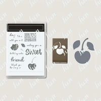 sweet cherries%c2%a0metal cutting dies and stamps handmade diy greeting card scrapbooking diary decoration stencil embossing template