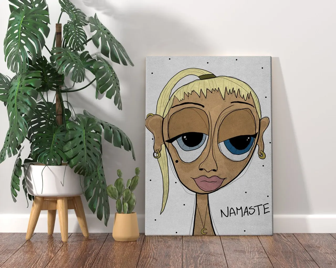 

BK Home коллекция ленивых людей йога девушка дизайн холст стол 70x100cm-1