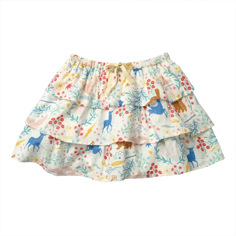 Летняя одежда для маленьких девочек Little Maven джинсовая цветная хлопковая Милая