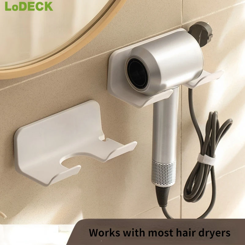 

Home Appliance Wall Mounted Hair Dryer Holder Dryer Holder for Dyson Hair Dryer Stand Organizer Bathroom Storage Rack