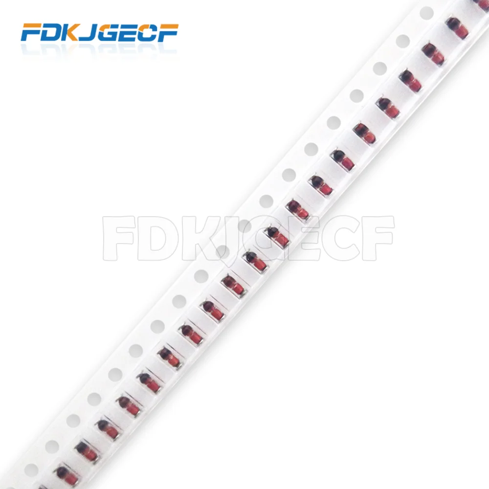 100 шт. Диод Зенера ZMM2V4 3V 3V9 4V7 5V1 7V5 8V2 10V 12V 15V 16V 18V 20V 24V 39V 47V LL34 SMD Φ 1/2W 0,5 w чип диод Зенера