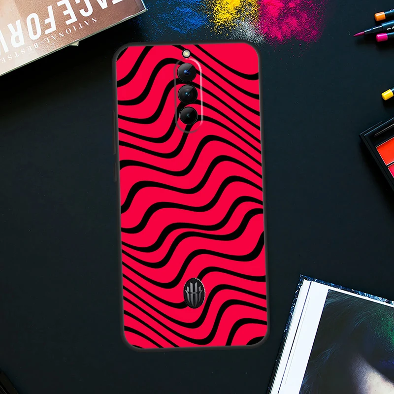 Оловянное зеленое освещение для ZTE Nubia Red Magic 9 8 8S Pro Plus RedMagic 6S 7S 6 7 Чехол