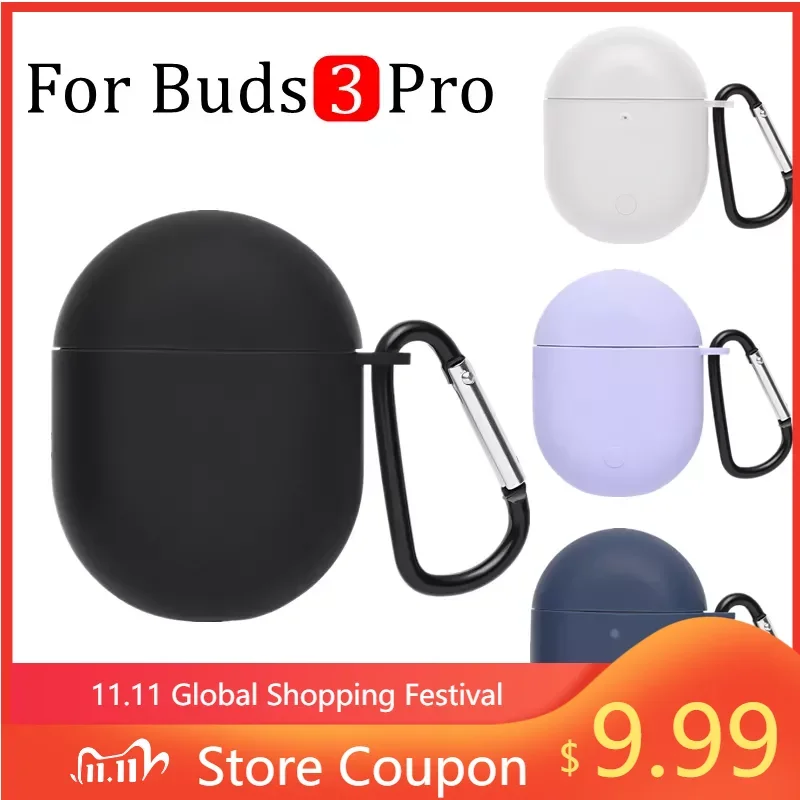 

Soft Silicone Earphone Case for Xiaomi Redmi Buds 3 Pro Wireless Earbuds Protect Shell for Redmi Airdots 3 Pro Headphone Cover