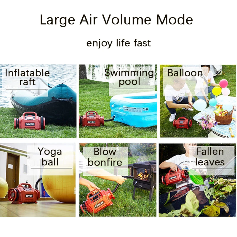 Электрический воздушный насос DEVON psi портативный беспроводной компрессор для шин