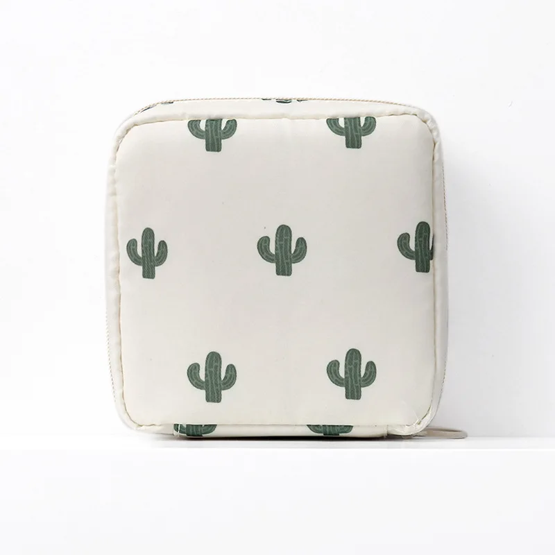 

Sanitary Pads Storage Bags Cute Pattern Storage Bags For Women Girl Sanitary Pad Holder Purse Cosmetics Headphone Cases