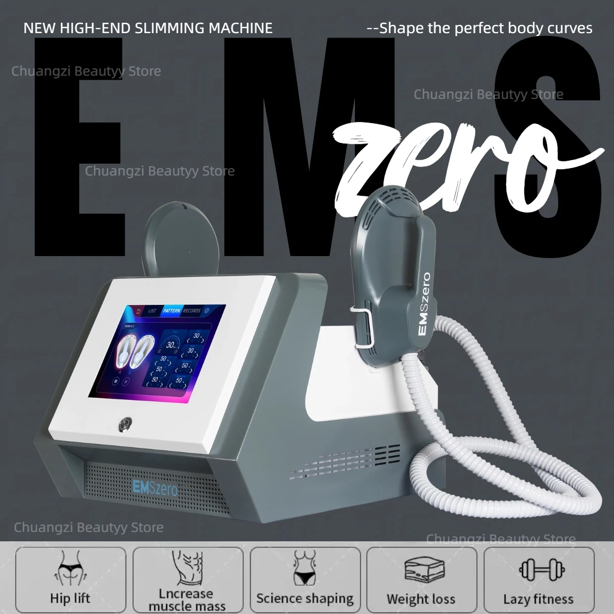 EMSzero RF стимуляция мышц тела лечение жира Emszero машины для микрокристаллов лица