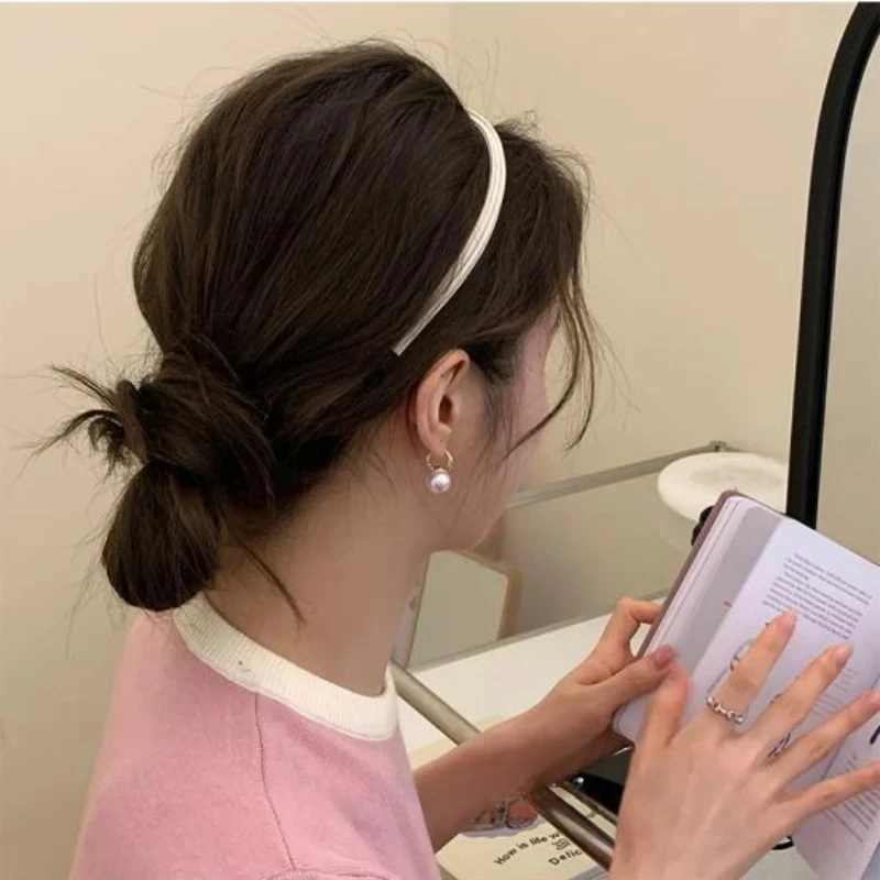 Новинка винтажная повязка на голову с узлом тонкая крученая для волос из