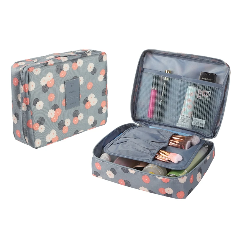 

Hand Oxford Cloth Waterproof Pencil Bags Stationery Container Portable Women Travel Cosmetic Storage Bag Student Pen Case