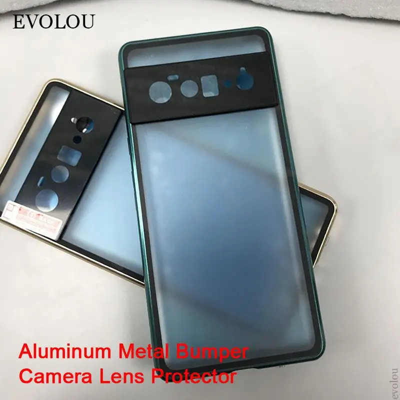 Magnetic Adsorption Case for Google Pixel 6 Pro 360 Full Metal Bumper Tempered Glass Camera Protector Cover For Google Pixel 6