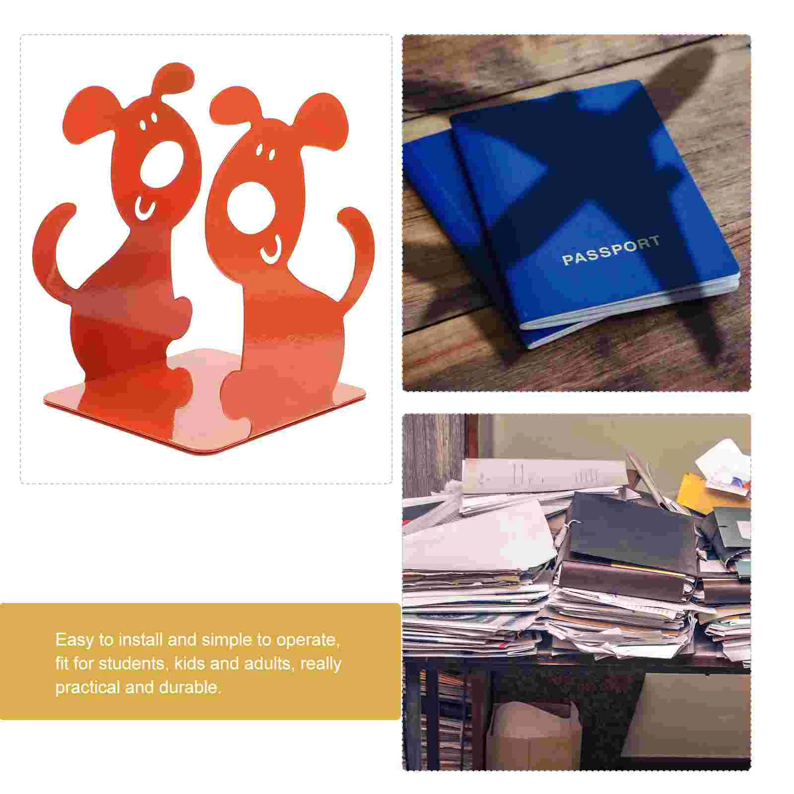 2 шт. подставка для книг полки офиса органайзер моделирования торцев удобные