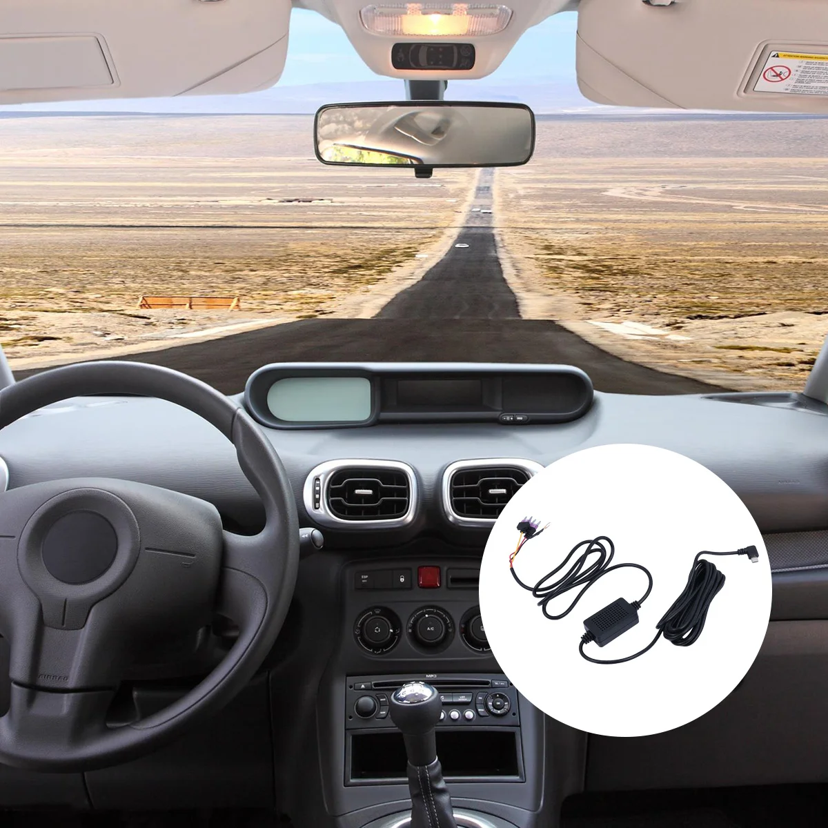 Адаптер защиты автомобилей для видеорегистратора линия электропередачи