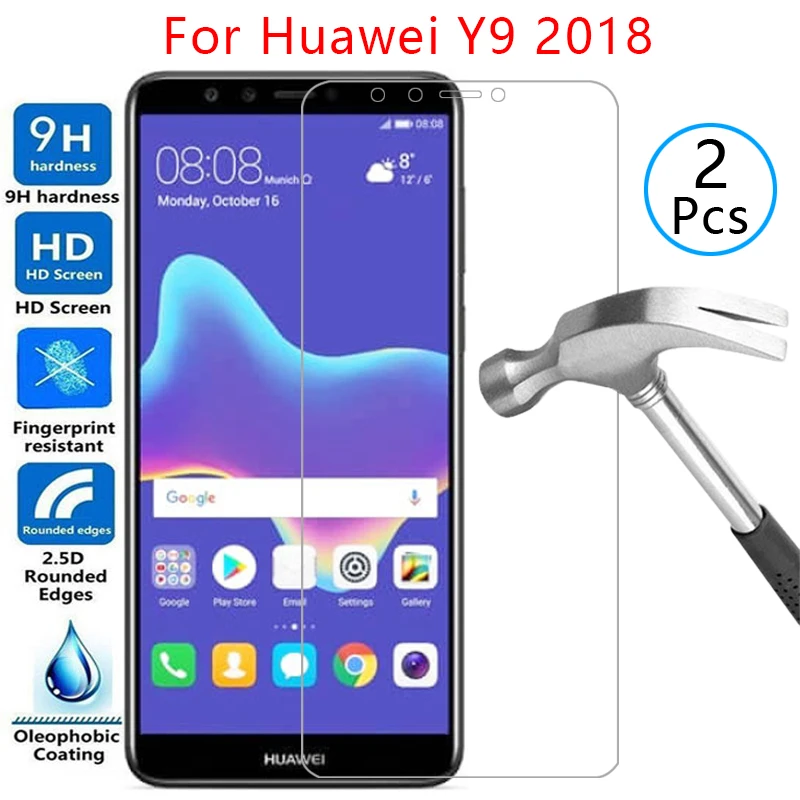 

Закаленное стекло для защиты экрана huawei y9 2018, чехол для huawey huwei hawei y 9 9y y92018, защитный чехол для телефона 360