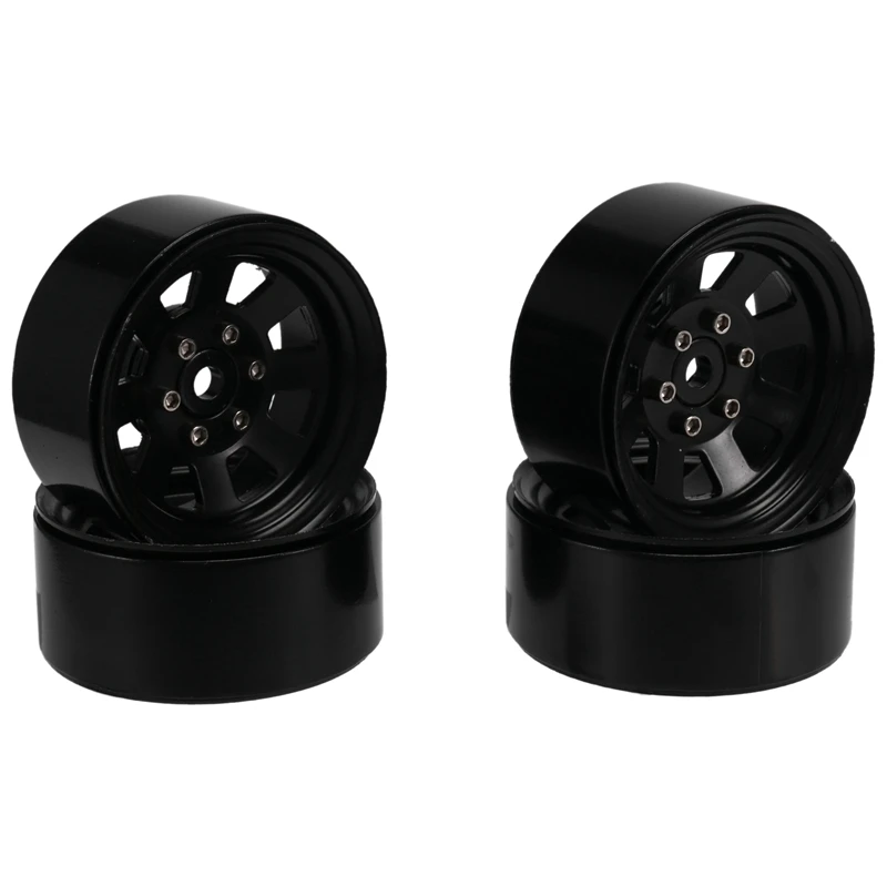 

4PCS Metal Beadlock 1.9 Wheel Rim Wheel Hub For 1/10 RC Crawler Car Traxxas TRX4 D90 Axial SCX10 90046 AXI03007 Redcat