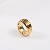 multilayer shape ufo simple ring plated gold stainless steel geometric ring for women aesthetic 2021 trends hippie jewelry fine