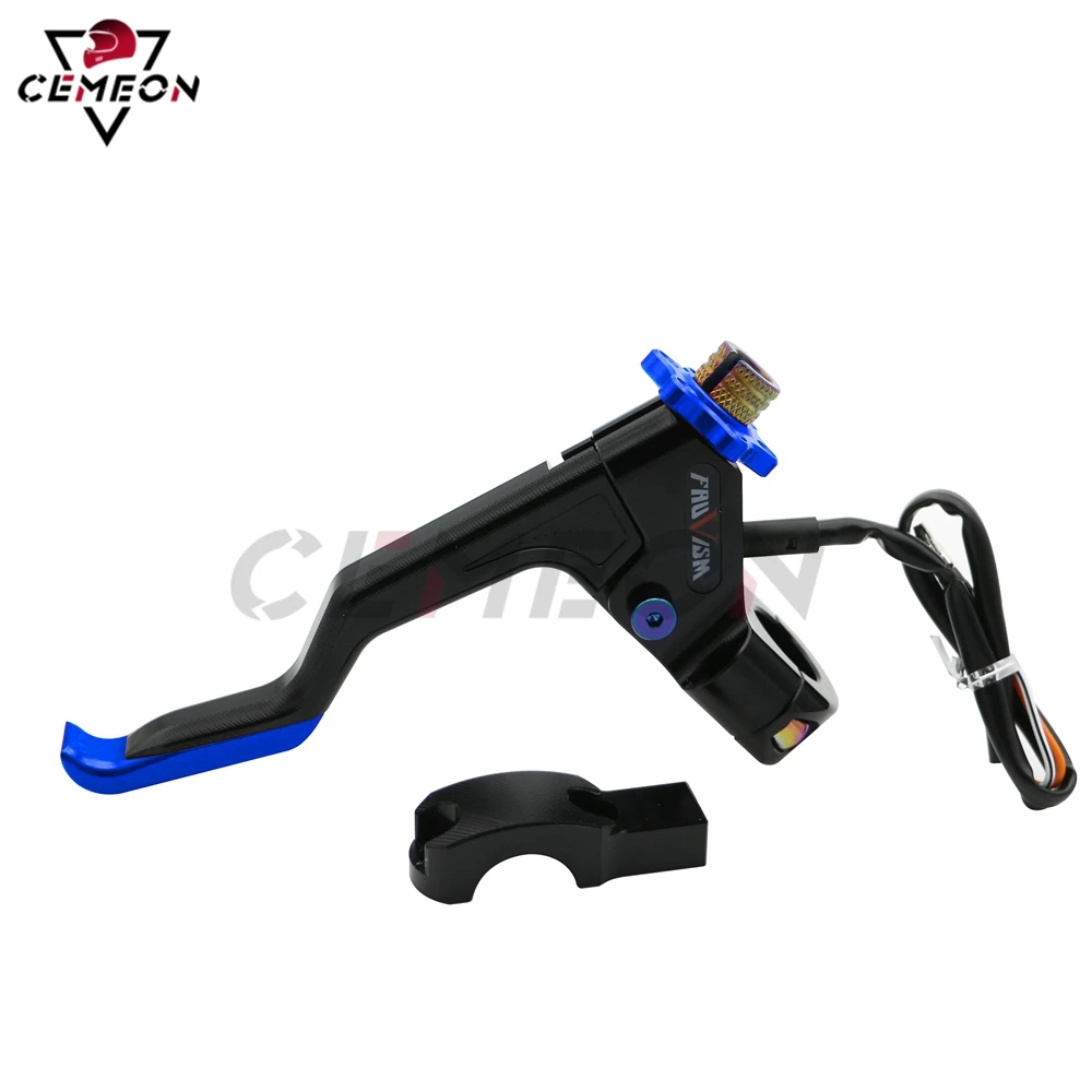

Motorcycle Modified Universal 7/8" 22mm Stunt Two Finger Clutch Lever Easy Pull Cable System Honda Yamaha Kawasaki Ducati BMW