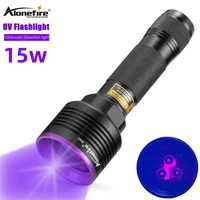 alonefire sv41 ultraviolet light 365nm uv torch by 16850 battery for search detector pet skin detector stains marker check
