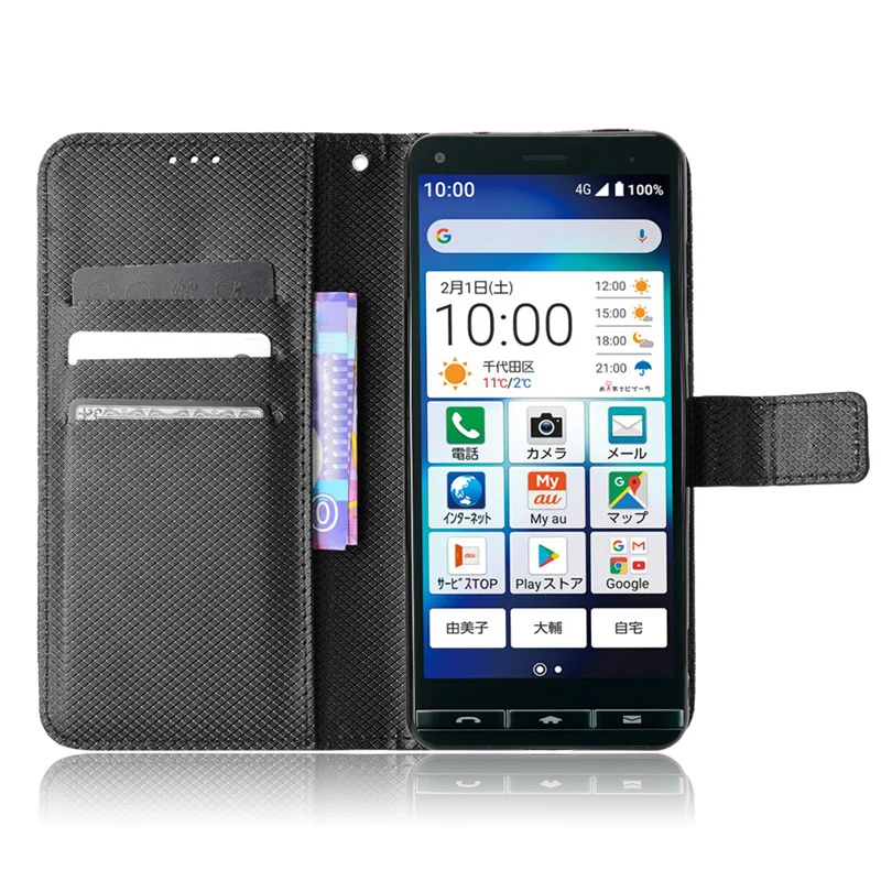 Чехол для Kyocera KYV47 роскошный чехол-книжка из искусственной кожи с отделениями