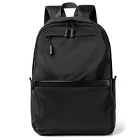 new style mens business backpack nylon solid color large capacity backpack student schoolbag on sale
