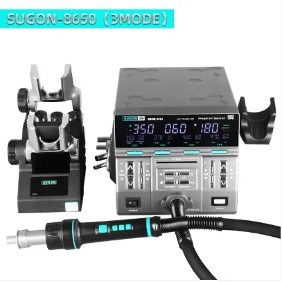 Паяльная станция SUGON 8650, 1300 Вт, 3 режима, цифровой дисплей, Интеллектуальная паяльная станция BGA для ремонта микросхем BGA PCB