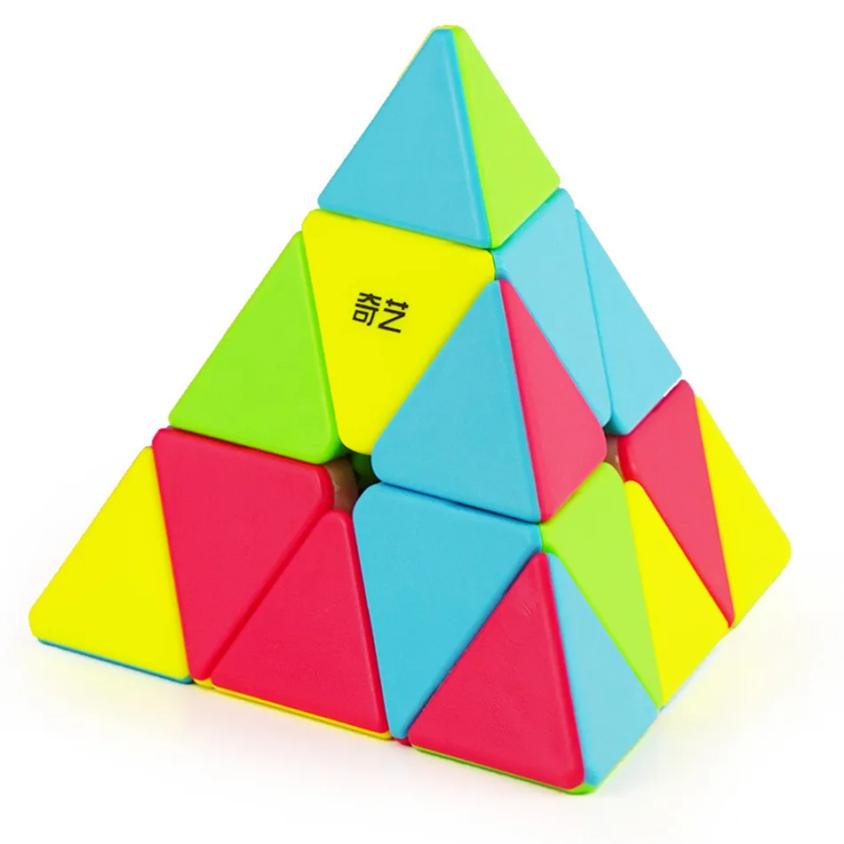 

Qiyi 3x3x3 Pyramid Speed Magic Cube Professional Magic Cube Puzzles Cubo Magico Colorful Educational Toys For Children Cubot