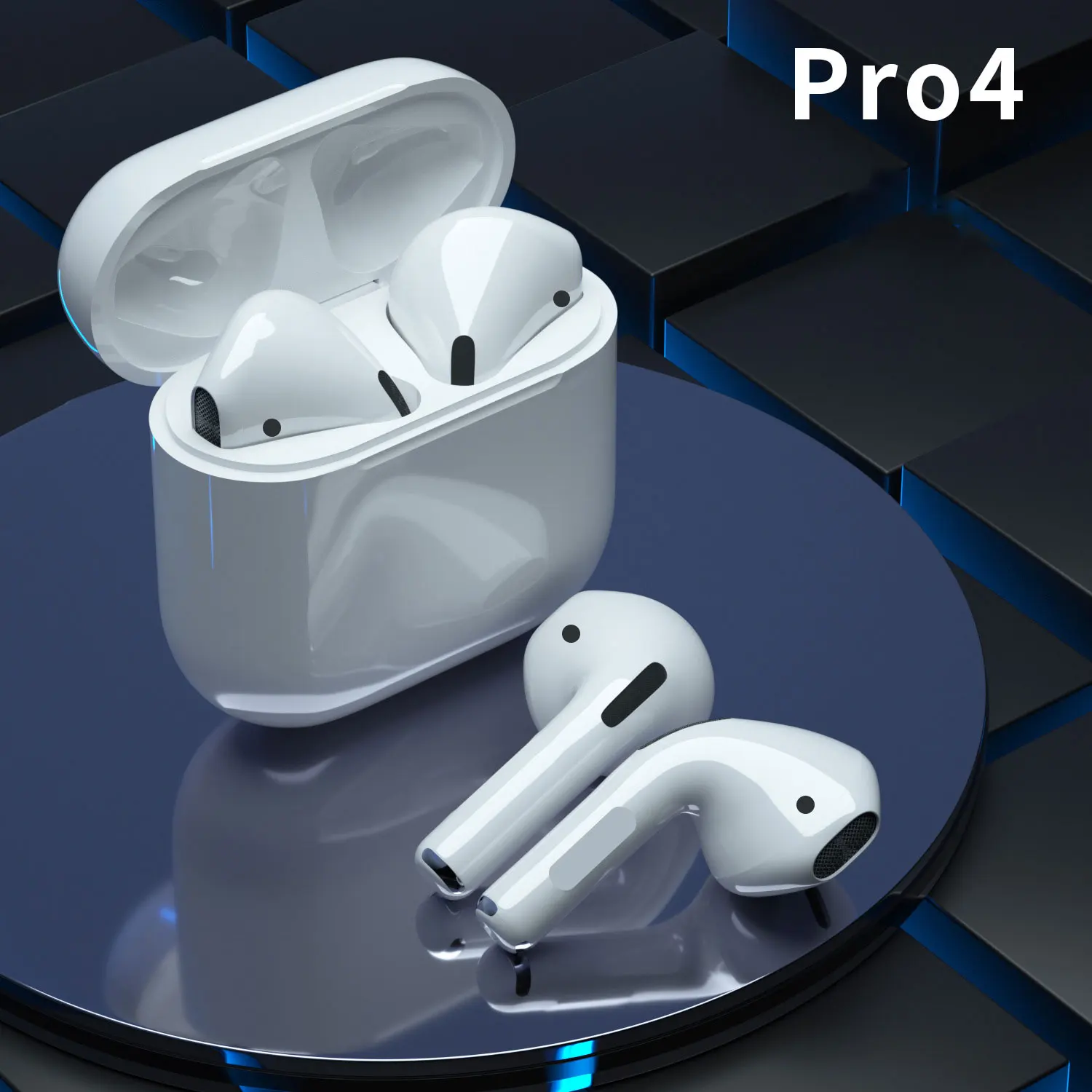 

TWS Air Pro 4 Mini Earphones With For Air Pro 4 Cases Bluetooth Wireless Headphones In-Ear Stereo Earbuds Music Headset