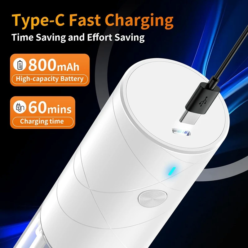 Электрическая Аккумуляторная перезаряжаемая от USB машинка для измельчения соли