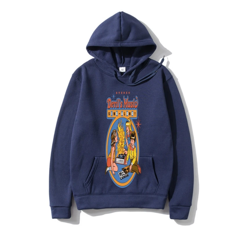 

Devils Music Sing Along Hoodie Male Female Autumn Printed Cartoonraphic Hoodie Custom OverAutumn Summer Sweatshir Hoody