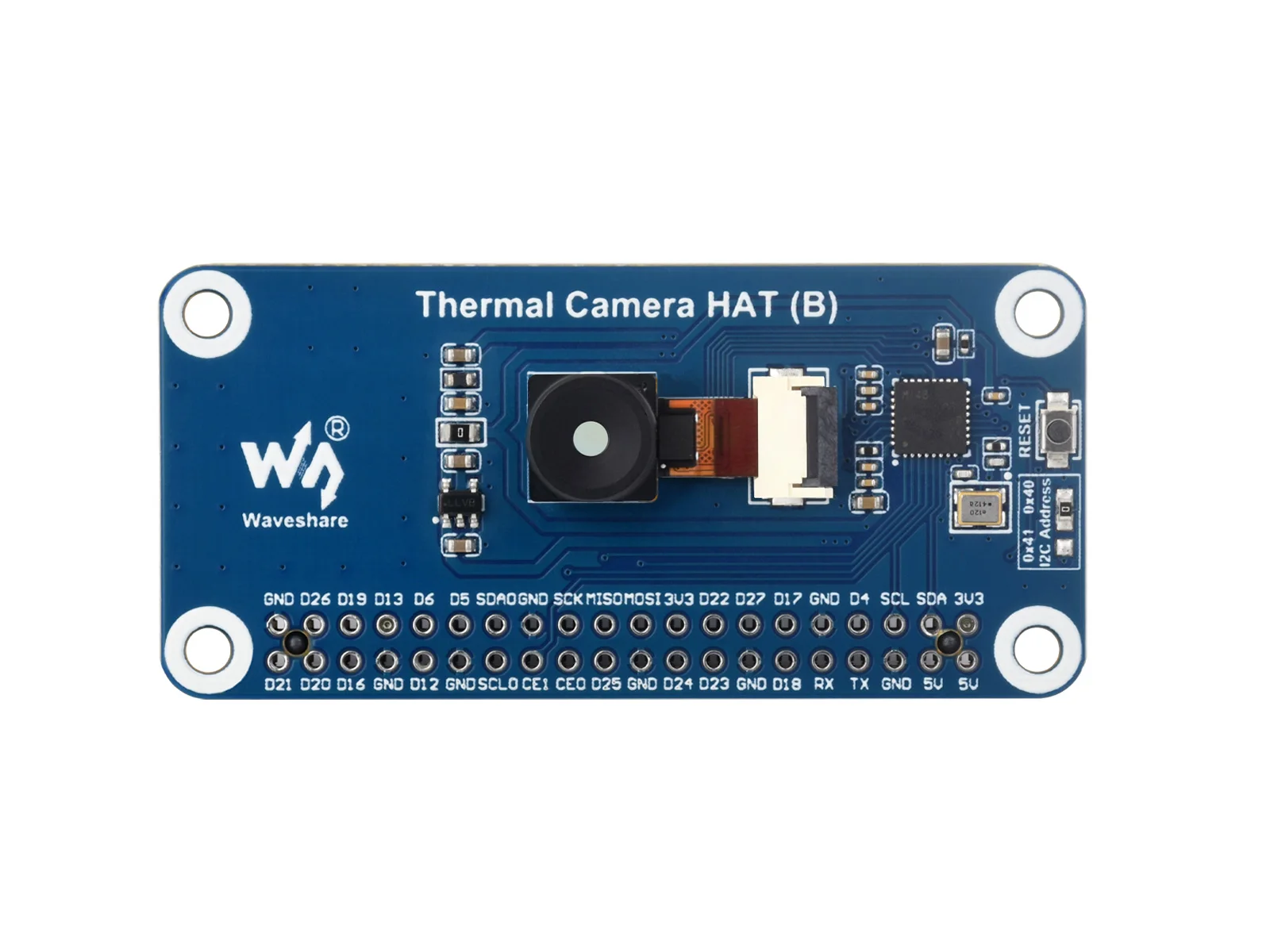 Фото Тепловизионная камера Long-Wave IR HAT (B) для Raspberry Pi, 80×62 пикселей №2