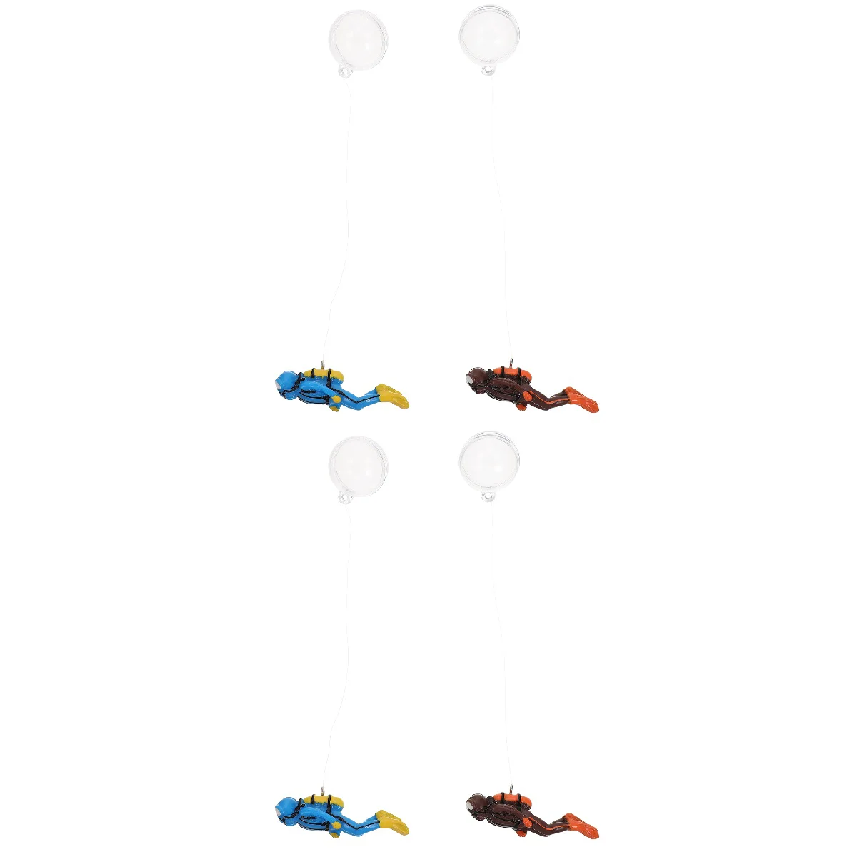 

Aquarium Diver Floating Fish Tank Decorations Figurines Decor Decoration Figurine Action Cartoon Ornament Minicollection