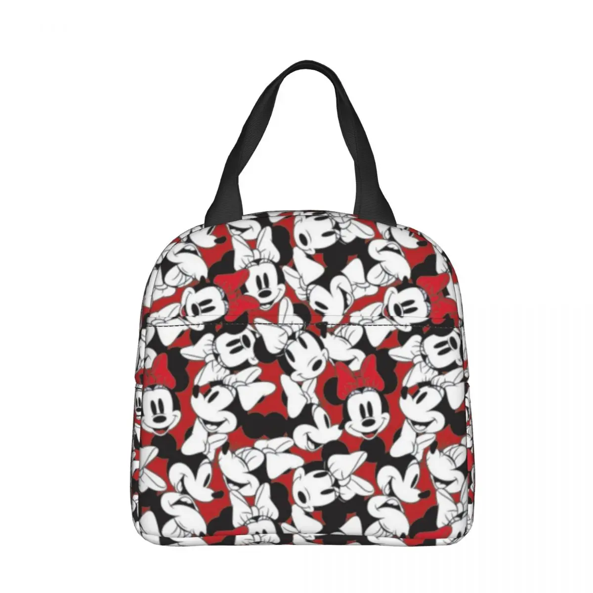 

Disney Minnie Mouse 2 Red Packed Insulated Lunch Bag Cooler Bag Meal Container High Capacity Tote Lunch Box Food Storage Bags
