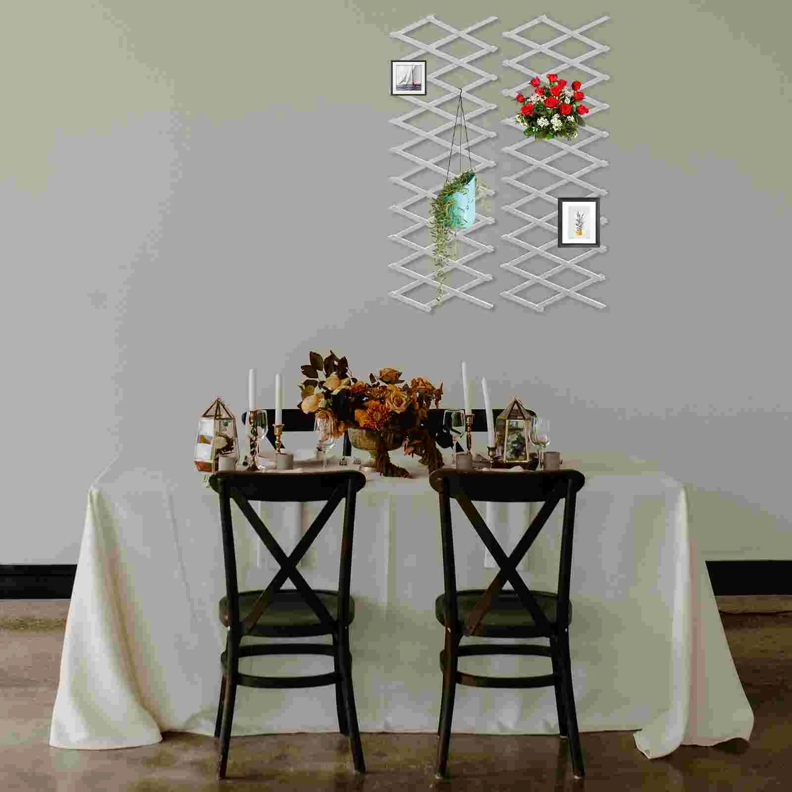 Открытый декор клетки для поддержки растений решетка настенный подвесной