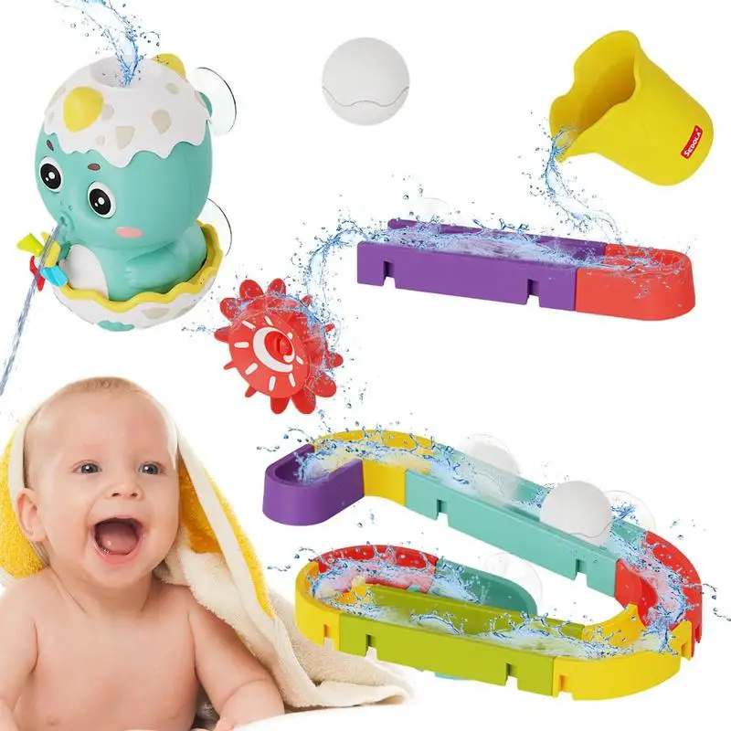 

Детские Игрушки для ванны, динозавр, водные игрушки с спиннером, душ «сделай сам», обучающая игрушка для ванны, Игрушки для ванны, плавающие Сквиртинг игрушки