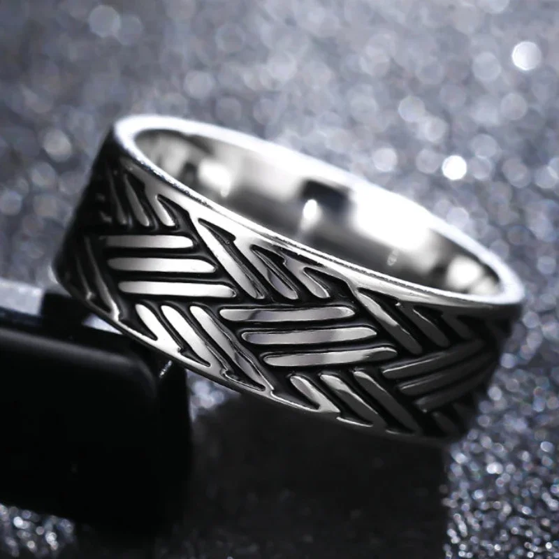 Винтажное кольцо MANGOSKY из нержавеющей стали 316L для мужчин и женщин никогда не
