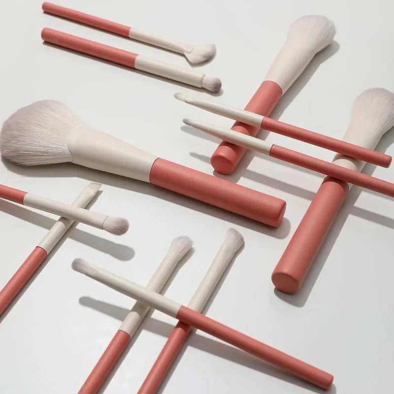 12 pcs Candy Makeup Brushes Set Face Foundation Powder Eye Shadow Eyebrow Highlight Kabuki Blending Brush Beauty Cosmetic Tools