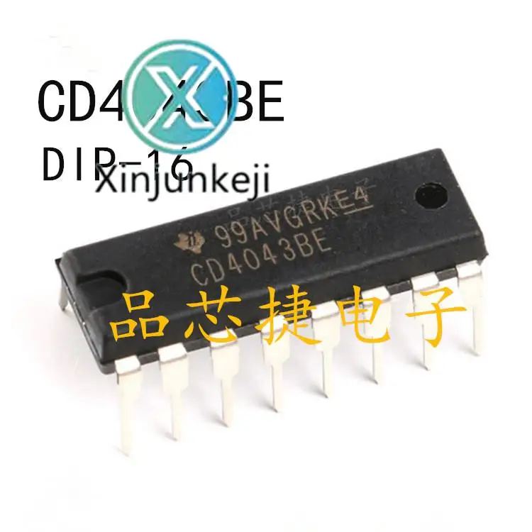 

10pcs orginal new CD4043BE CD4043 DIP16 tri-state SR latch logic IC chip