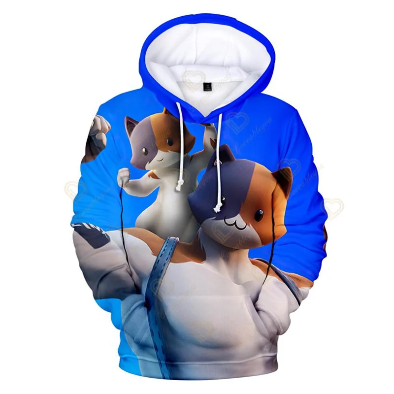 Fortnite New Skin 3D Oversized Boys Hoodies for Girls Teenagers Children's Sweatshirt for Boys Sweat Shirt Child Kids Clothes