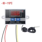 Термостат цифровой регулятор температуры для Аквариум инкубатор регулятор выключатель управления AC 220V DC12V 24V 10A красный светодиодный датчик