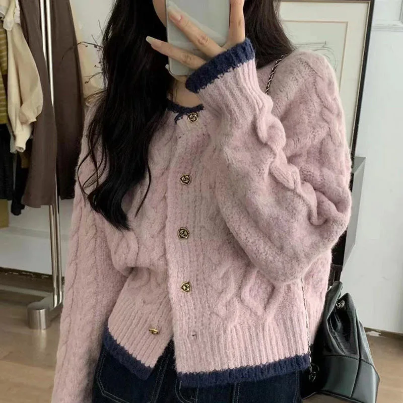 Женский короткий Caregan с длинным рукавом повседневный укороченный комплект